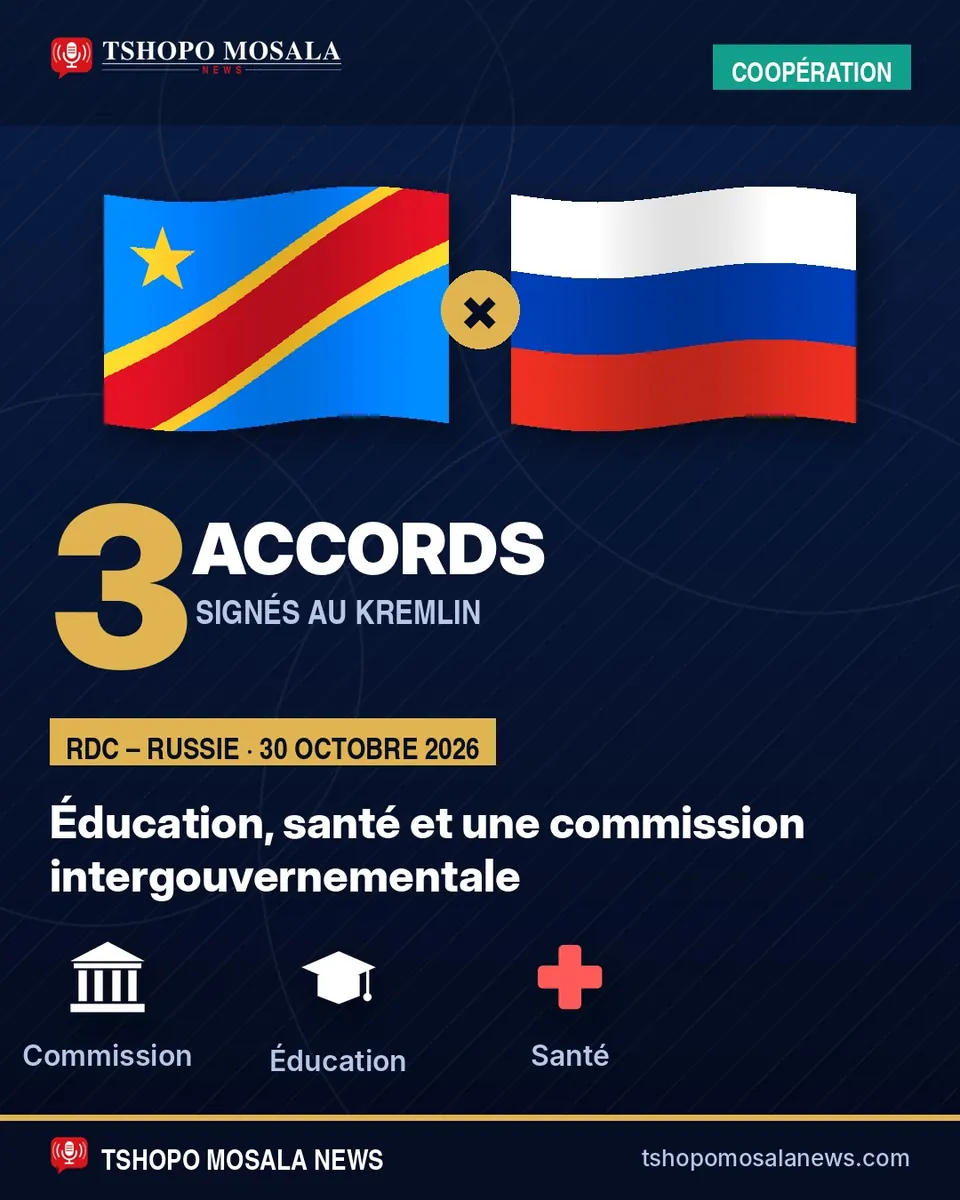 RDC–Russie : trois accords pour renforcer la coopération dans l'éducation et la santé